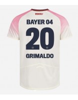 Bayer Leverkusen Alejandro Grimaldo #20 Venkovní Dres 2025-26 Krátký Rukáv Bayer Leverkusen Alejandro Grimaldo #20 Venkovní Dres 2025-26 Krátký Rukáv